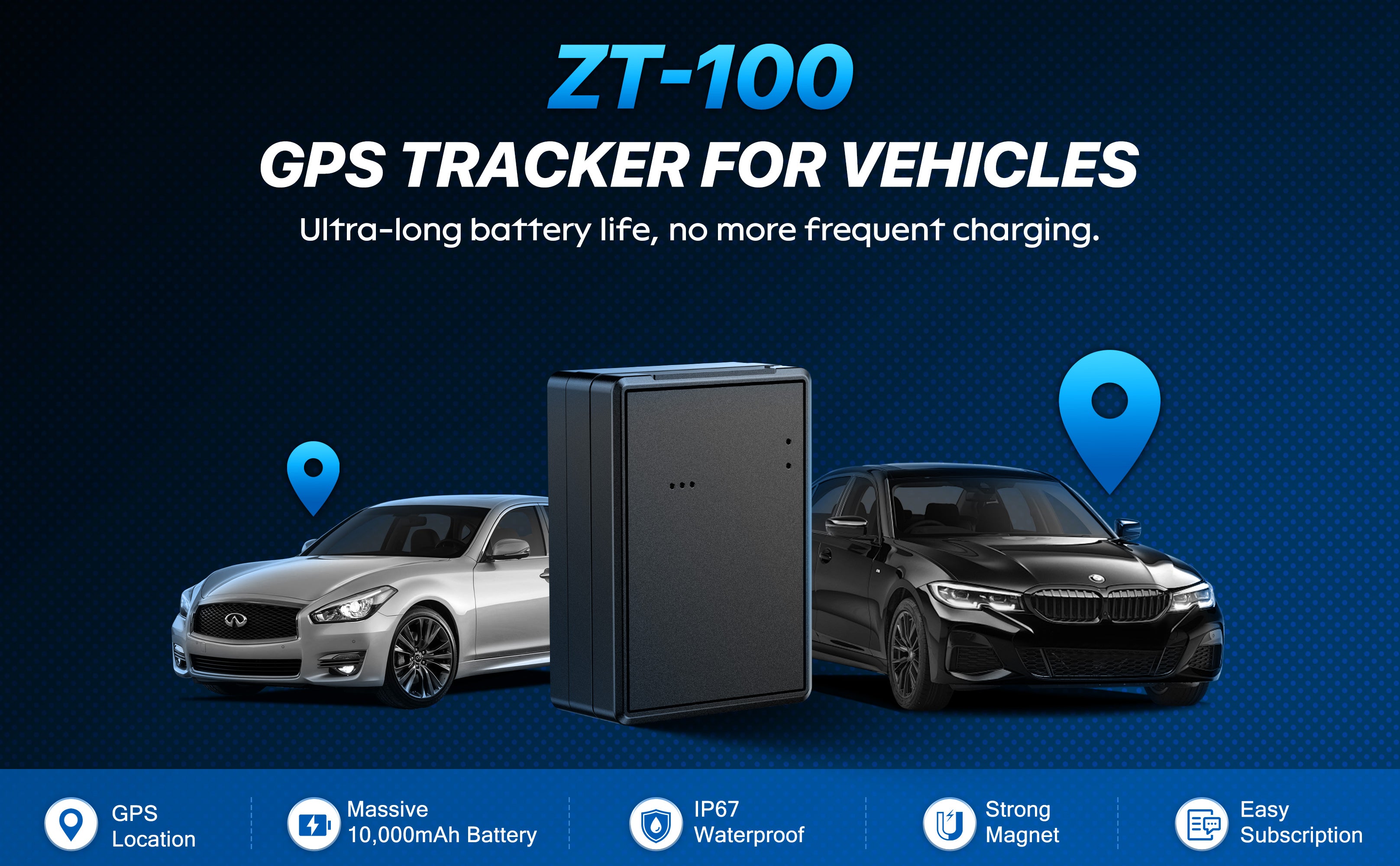 Powerful & Reliable GPS Tracker (ZT-100)