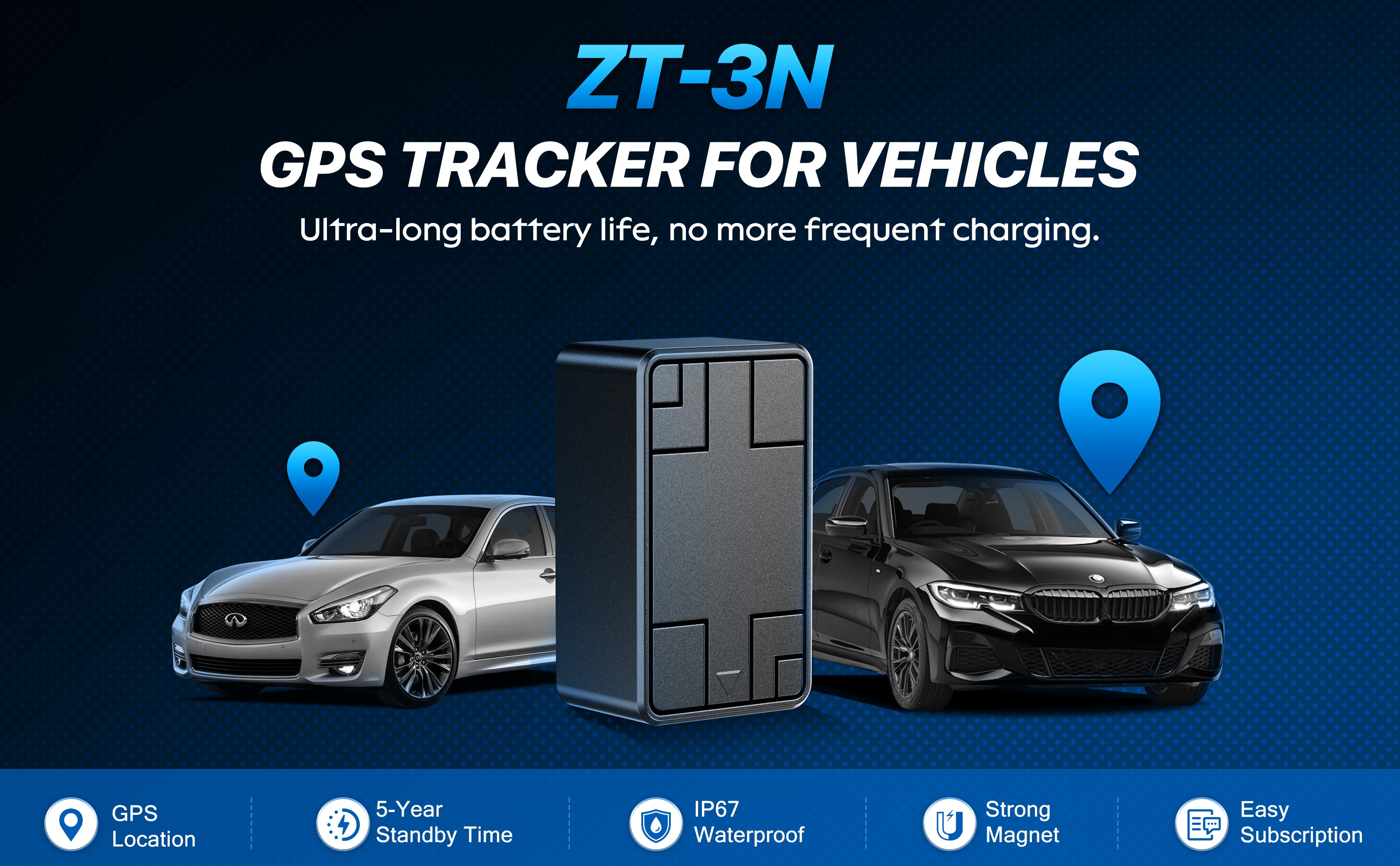 Powerful & Reliable GPS Tracker (ZT-3N)