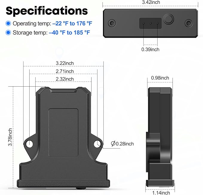 GPS Tracker for Vehicles with Engine Diagnostics, Real-Time Tracking, Remote Immobilizer & Fleet Monitoring, 4G LTE Vehicle Telematics Hub ZT-24N